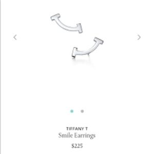 Tiffany & Co Tiffany T Smile Earrings Sterling Silver